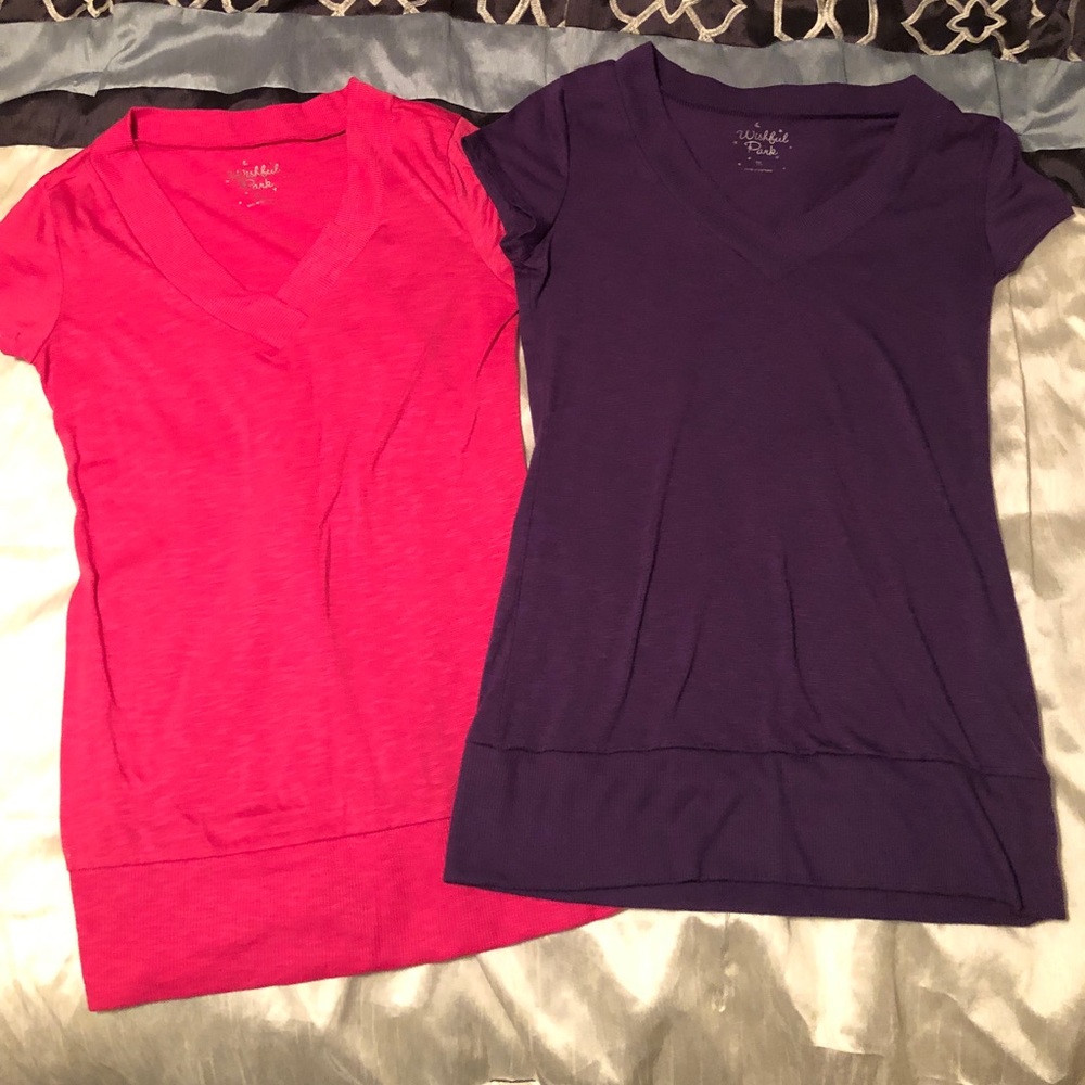 Womens v-neck slim fit blouses